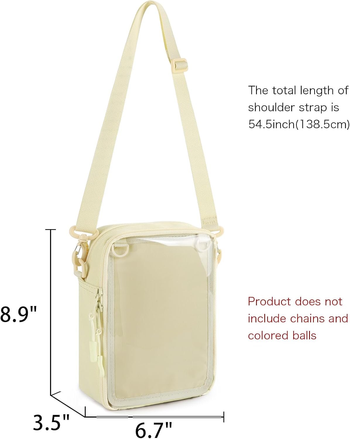 STEAMEDBUN Ita Bag Crossbody Small Pin Display Bag with Insert - Image 3