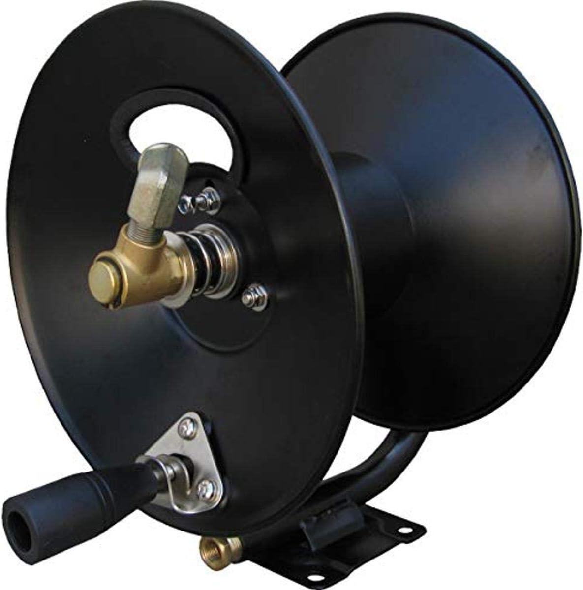 General Pump D30002-AM 3/8in x 100ft Steel Hose Reel, Swivel Arm and Mounting Bracket, 4000 psi