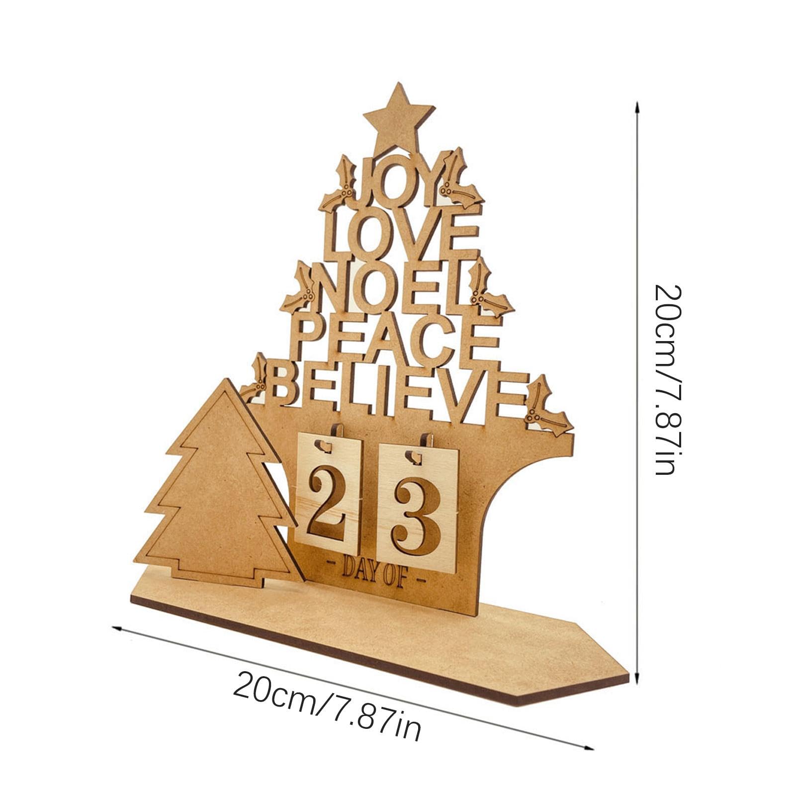 Adornos De Cóctel Acrílicos 2D, Calendario De Adviento 2025