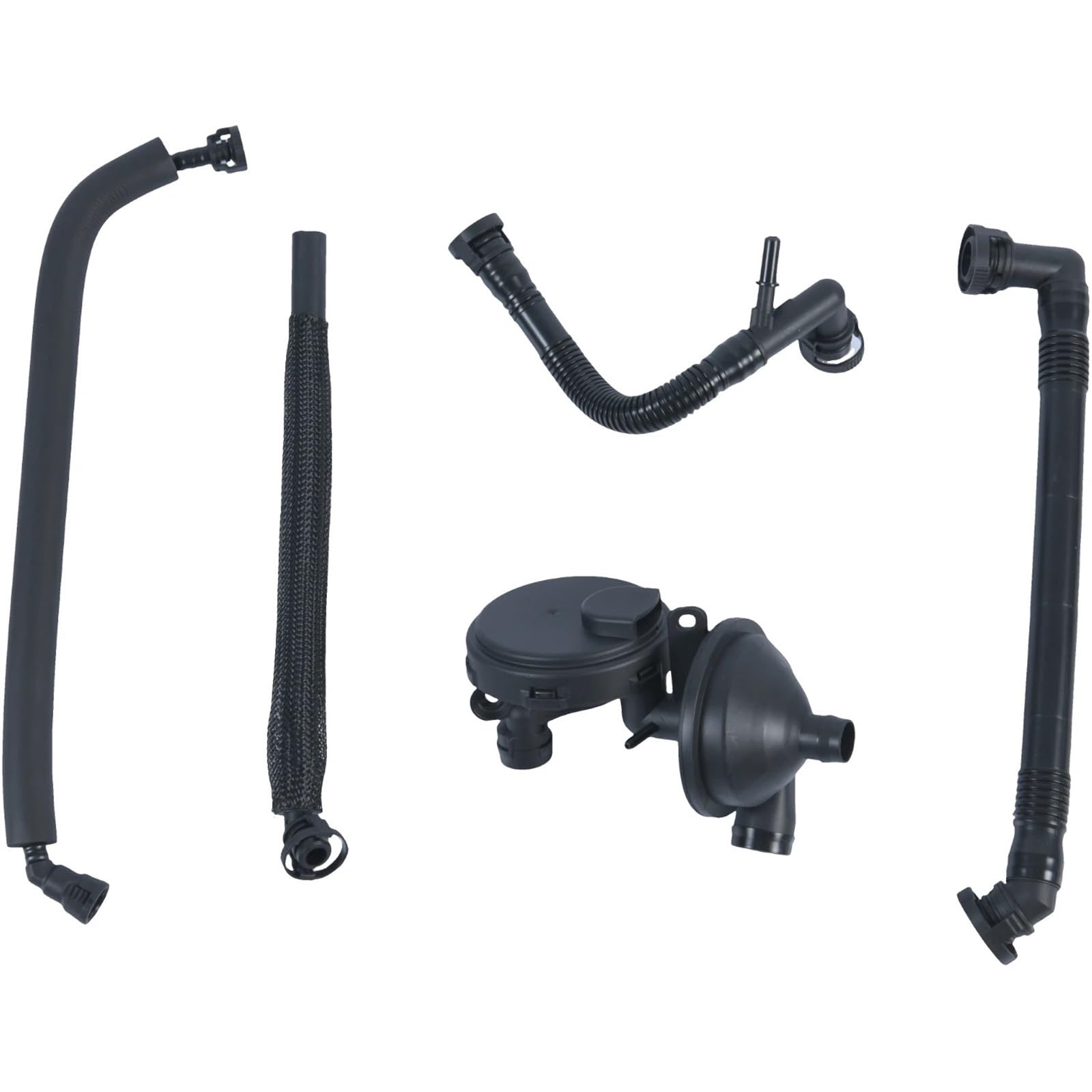 Engine Oil Separator 11617501566 Crankcase Breather Fit for BMW E46 E39 X3 325i 328i 330i 325Xi 330Xi 330Ci
