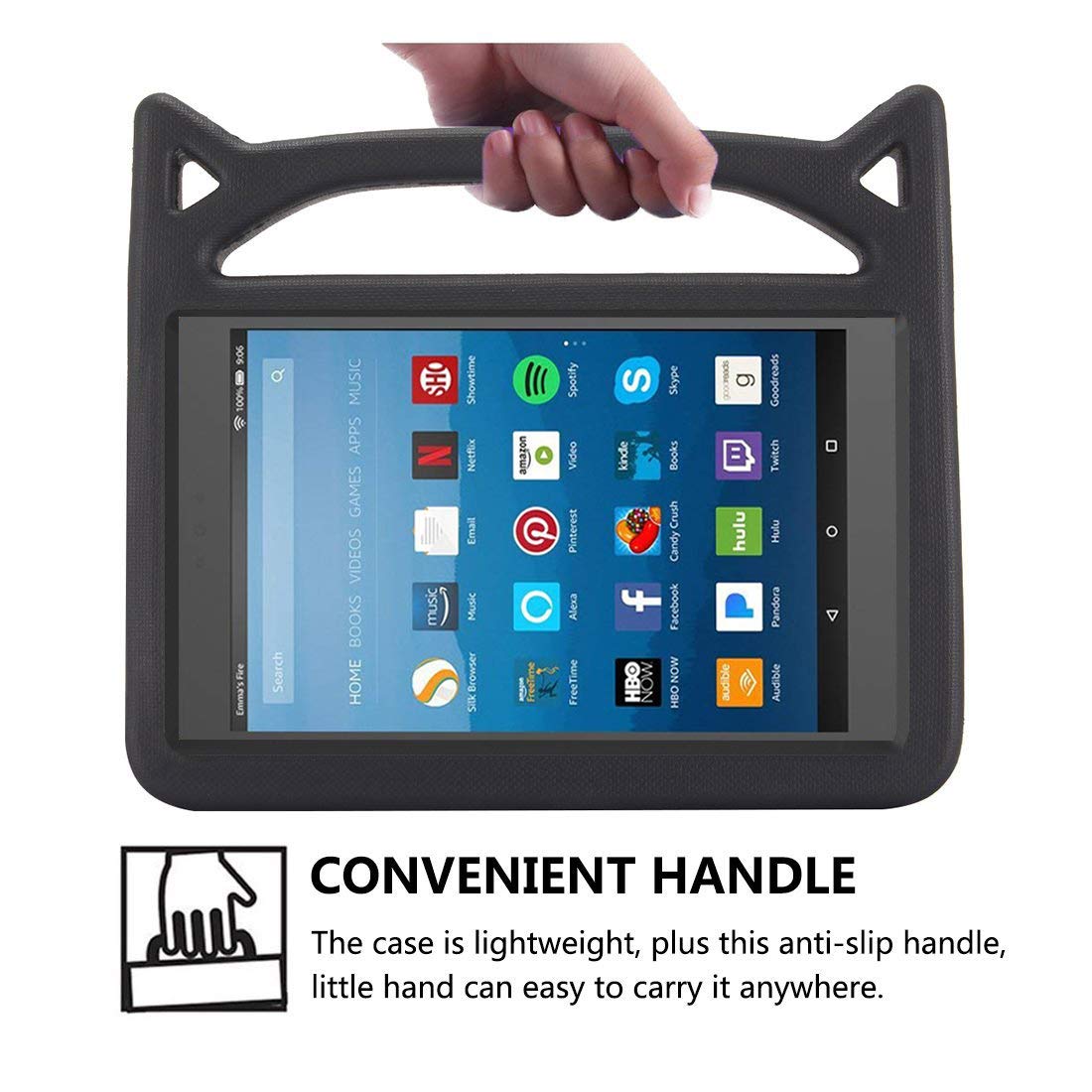 New 7 Tablet Case per bambini-DJ & RPPQ Leggero Shock Proof Kids Friendly caso con supporto maniglia per tutti i nuovi 7 Tablet (2019 & 2017 e 2015