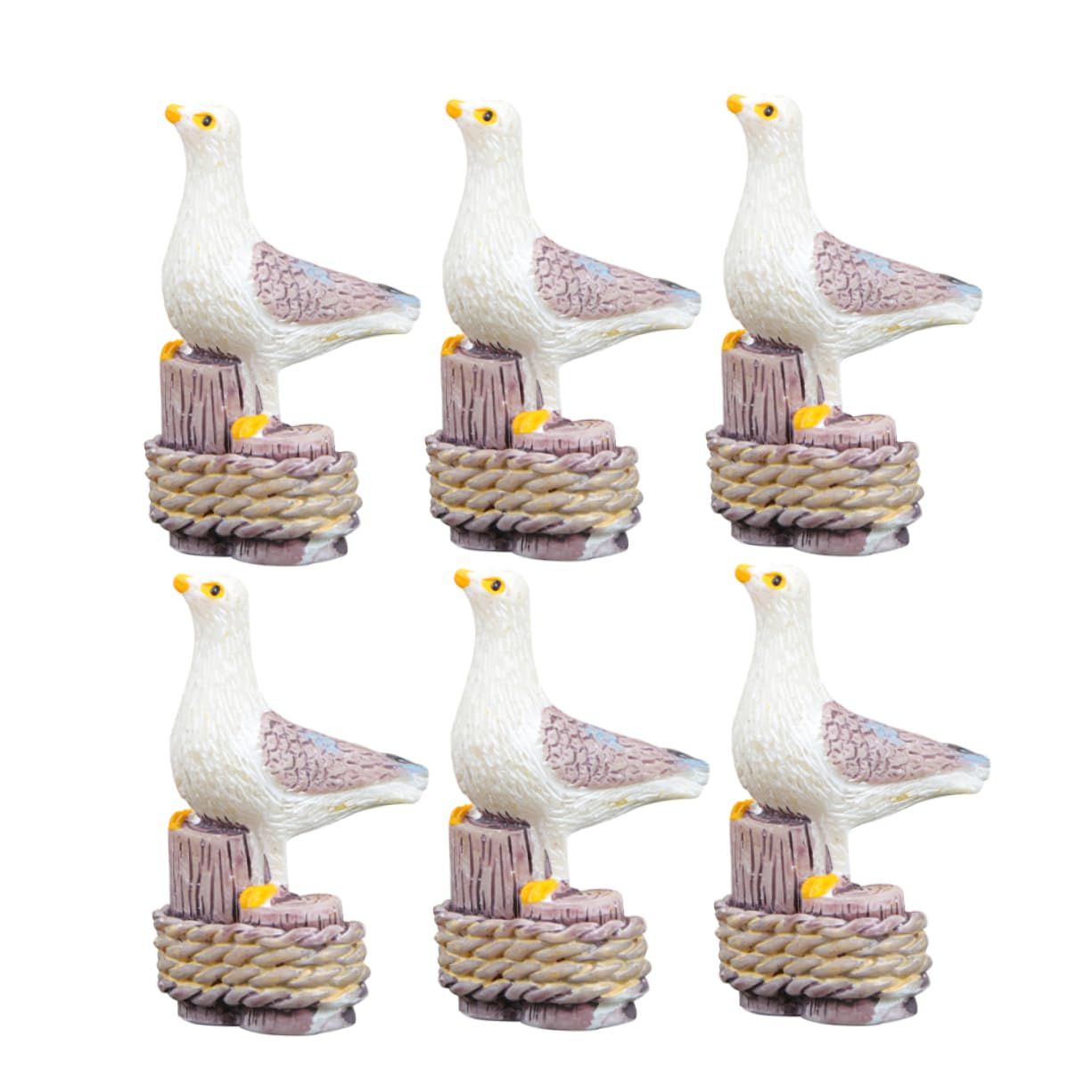 BESPORTBLE Figurines Miniatures de Paons Résine pour Décorations de Jardin et Bonsaï Ornement de Paon Miniature pour Micro-Paysage et Intérieur Style Aléatoire