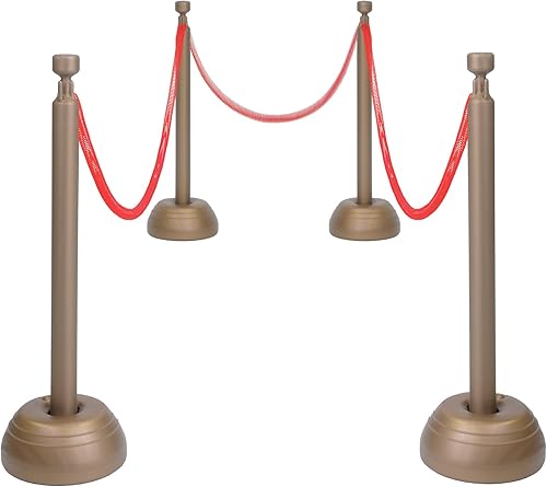 Juego de soportes para cuerda, 1 juego por paquete, incluye 3 cuerdas flexibles de color rojo que se estiran de 9 a 30 pies