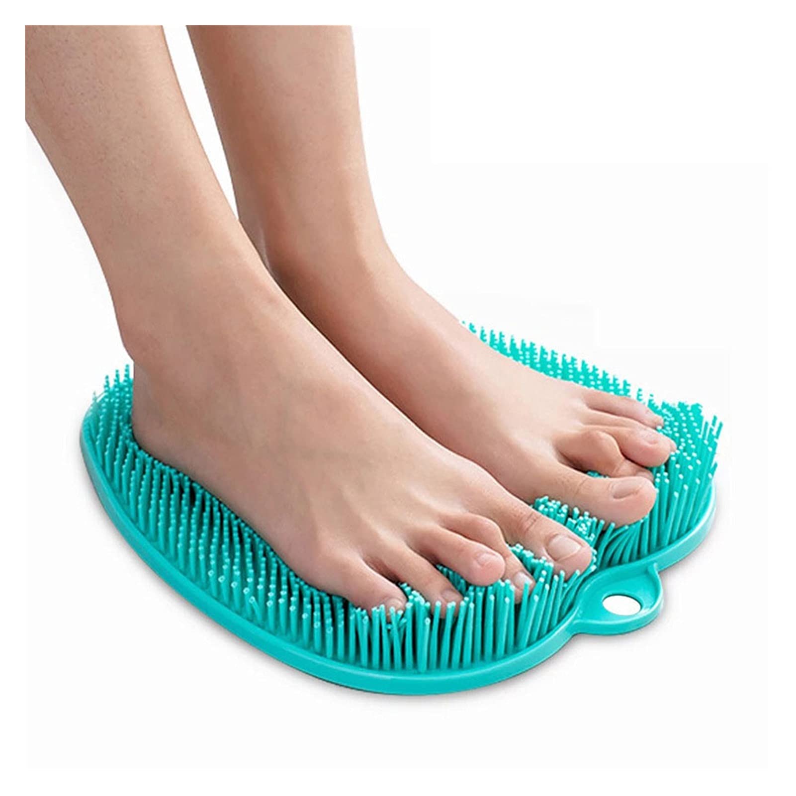 Ducha Silicona Cepillo para Lavar los pies Limpieza de pies para baño Almohadilla de Masaje Alfombrilla para baño Ducha de Masaje Apto para pies Alfombrilla de baño Antideslizante Almohadill