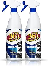 Sisbrill 361 All Use Car – Seat Cleaner, Upholstery, Dashboard, Leather, Mosquitoes – Interior and Exterior of the Car – Pack of 2