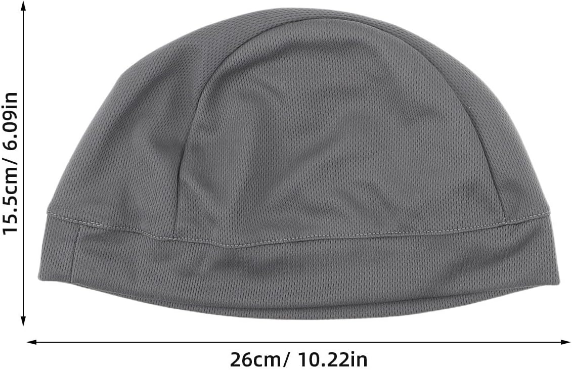 TEHAUX 4pcs Winter Thermal Cycling Skull Cap for Men and Women, Lightweight Polyester Sweat-Wicking Hat Sweat Protector with Nobrim Design, for Daily Runs and Work in Cold Weather