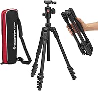 Vista 7 de Manfrotto MKBFRLA4B-BHM Befree Advanced 2N1 - Trípode de viaje con monopie, cerradura de palanca, bolsa de trípode, placa y cabeza esférica incluida