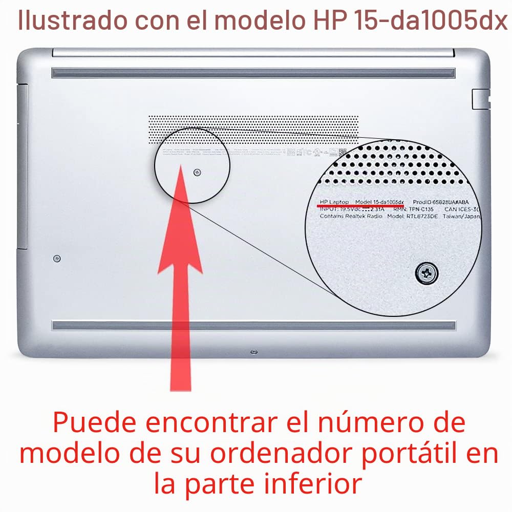 mCover - Funda Compatible con HP 15-DYxxxx / 15-EFxxxx Series 2020~2022 de 15,6" (no Apto para Otros Modelos de Ordenadores portátiles HP) - Violeta
