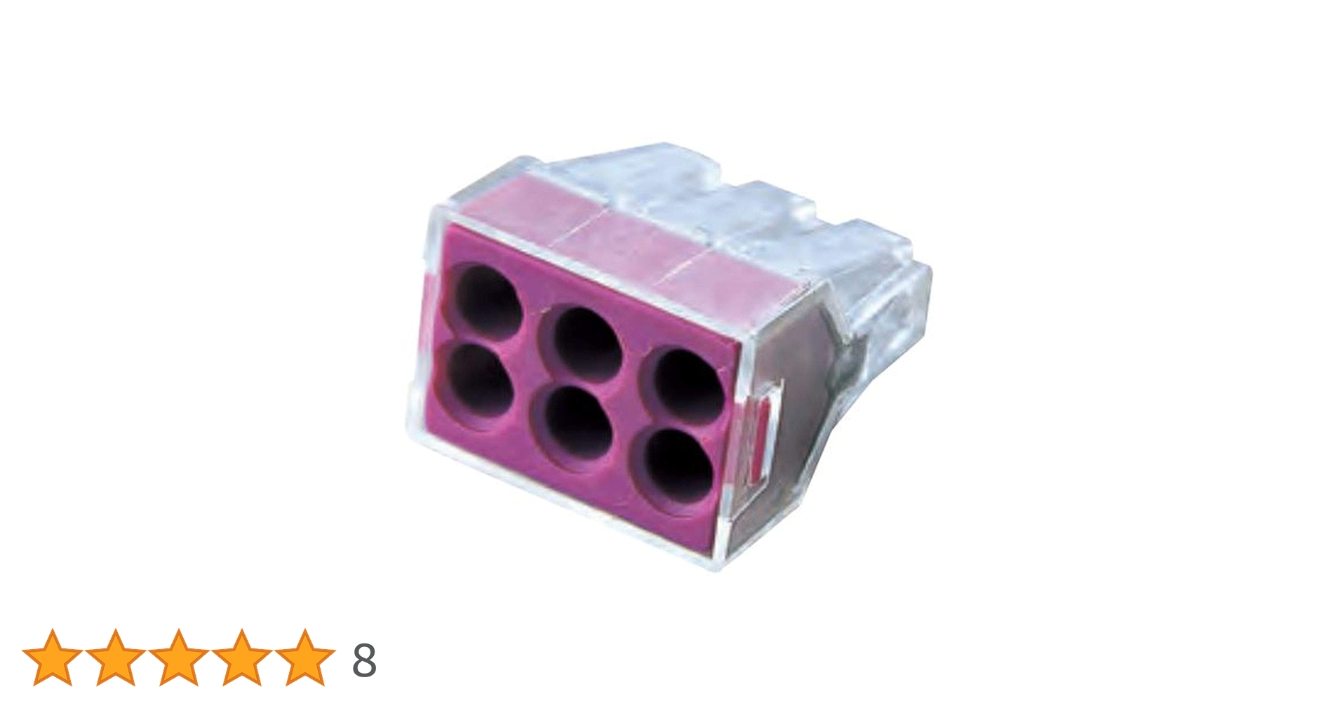 Amazon | ワゴジャパン WGX-6 差込コネクタ 6穴用 50個入り WGX6