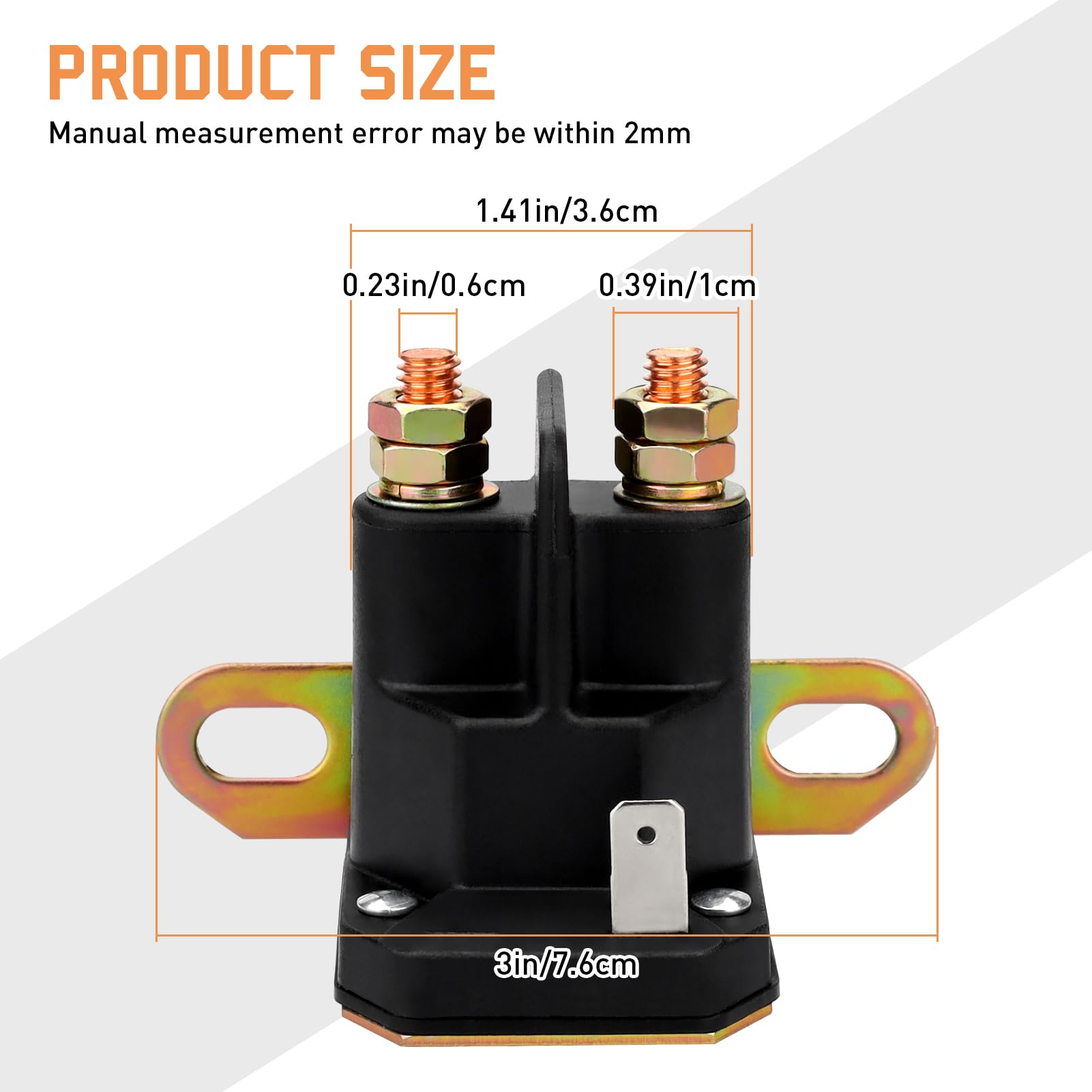 Relais De Démarreur AHL Pour Tondeuse MTD - Compatible 725-0530, 925-1426 Et Autres Modèles - 12 Volts