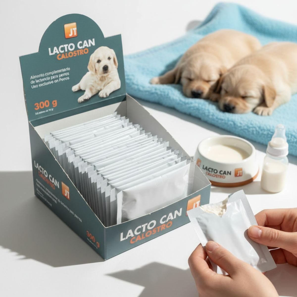 Lacto Can Calostro 30 Sobres de 10 Gramos Alimento complementario de Lactancia para Perros
