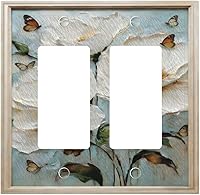 Vista 31 de Cubiertas Decorativas de Arte para Interruptores de Luz, Hojas de Otoño, Placa de Pared de Palanca Individual, Cubierta Decorativa de Interruptor