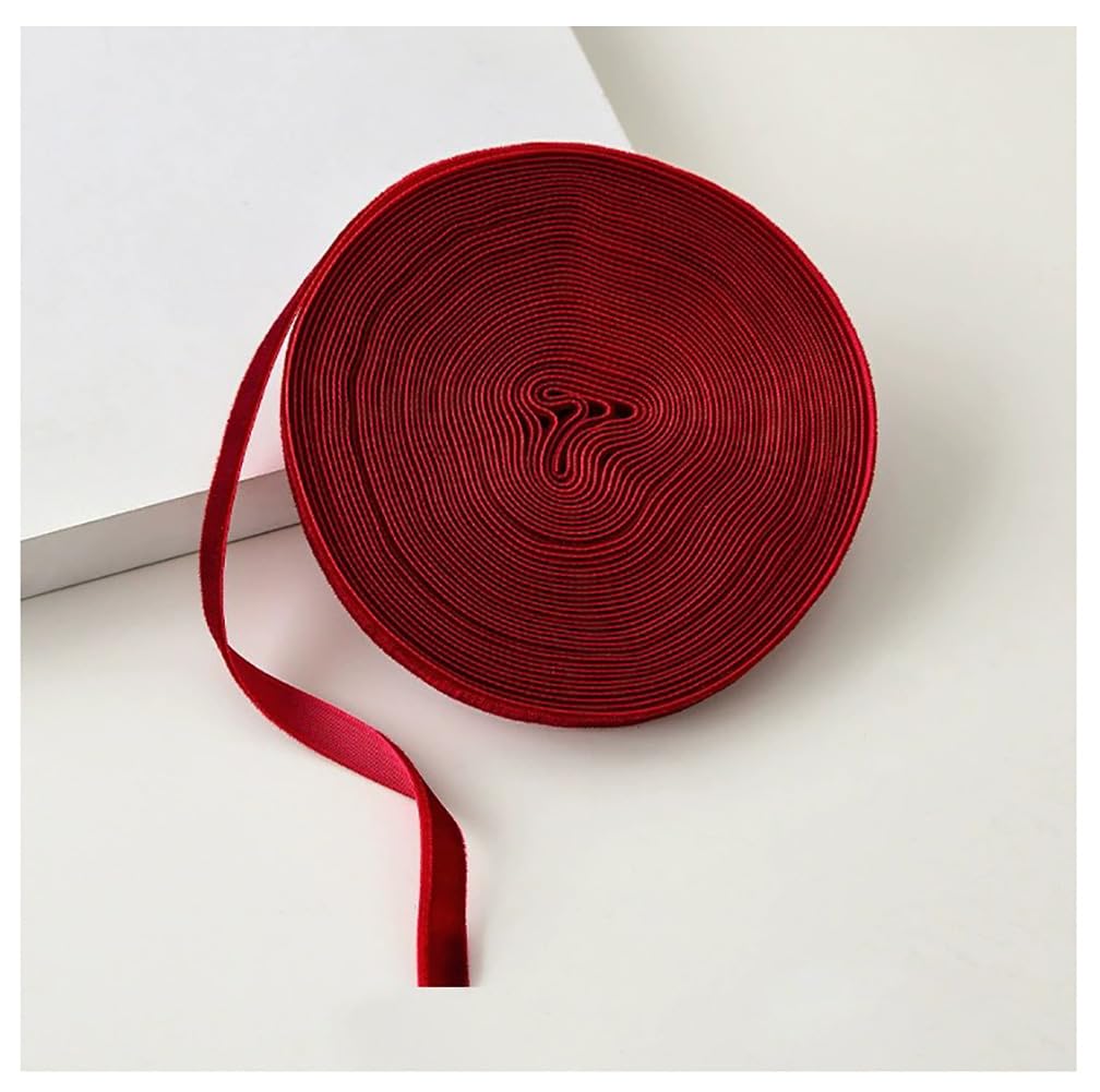 Samtband 10 Meter x 1cm Geschenkband aus Samt Schleifenband Weinrot | Samt Band, Geschenkbänder, Stoffeband, Dekoband, Für DIY Basteln Geschenkverpackung Haarschleifen Weihnachtsdeko