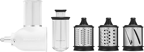 Miniatura 7 de KitchenAid Artisan Series - Batidora de pie de 5 cuartos de galón con escudo de vertido, color negro imperial y accesorio para trituradora de