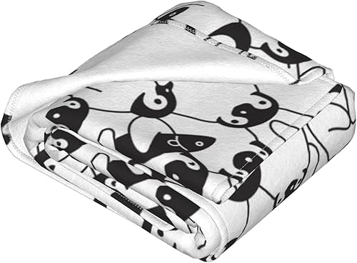 Miniatura 5 de Manta de microforro polar ultrasuave con diseño de pingüino para cama, sofá y sala de estar