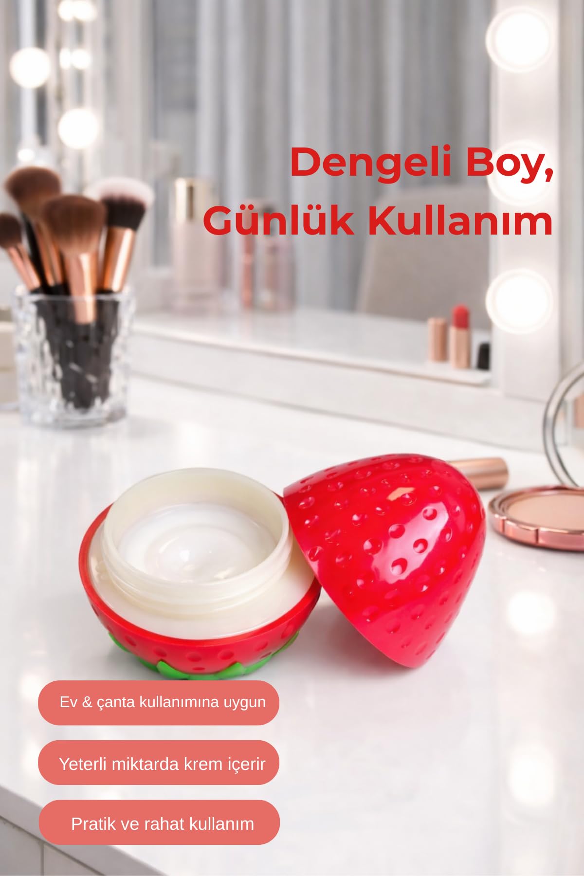 Bio Asia Nemlendiricili El Kremi Çilekli 30g