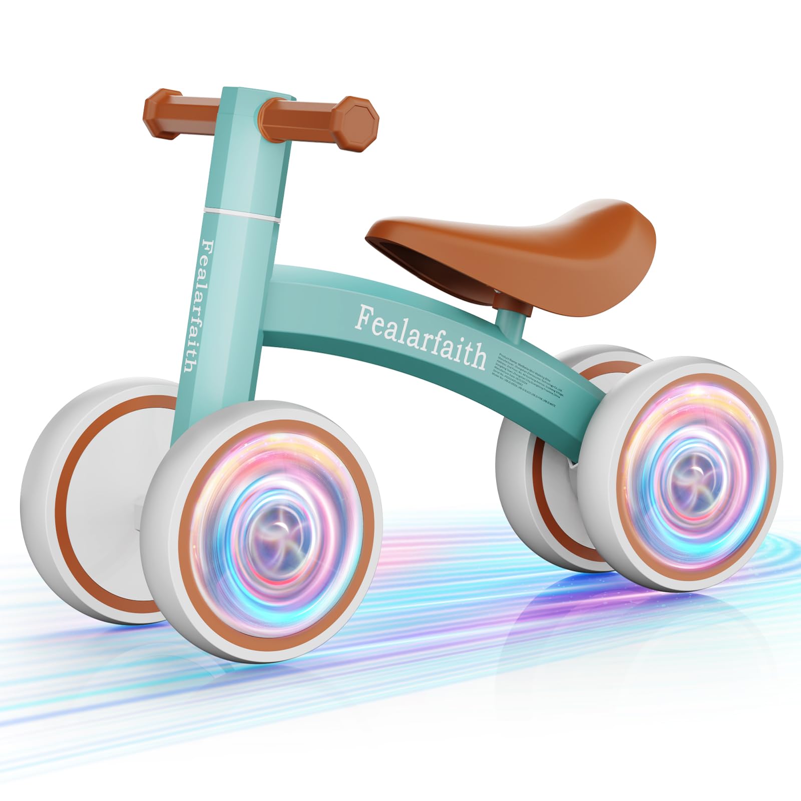 Baby Balance Bike for 1 Year Old Boys Girls, Toddler First Bike with 4 Colorful Lighting Wheels | 10-36 Month Toddler Balance Bike | First Birthday