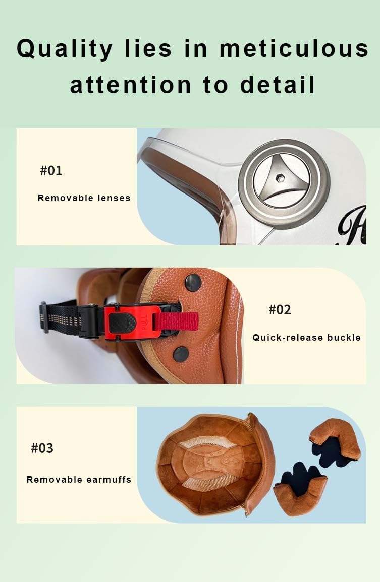 Casco De Motocicleta Retro Casco Jet Certificación ECE para Moto Crucero Chopper Ciclomotor Scooter Cascos De Media Cara para Hombre Y Mujer