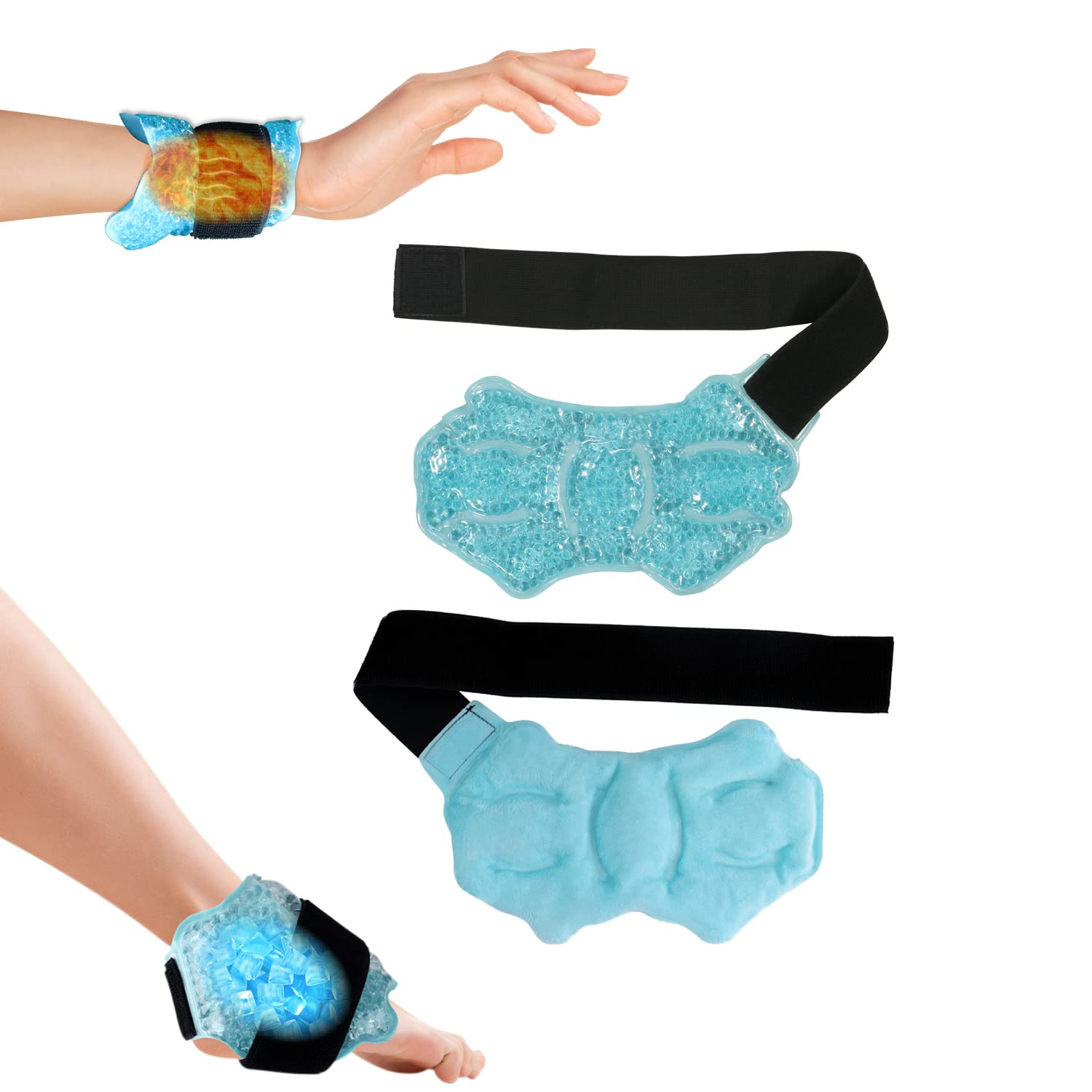Buy Ankle/Sport Foot Ice Therapy Wrap,Hot Cold Ice Gel Pack with