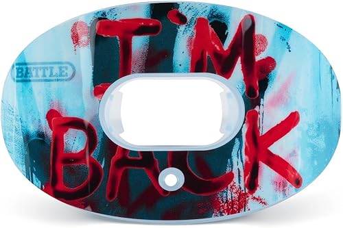 Miniatura 23 de Protector bucal de fútbol Battle Sports Oxygen - Protector bucal de fútbol con correa, flujo de aire superior y mejor rendimiento, máxima