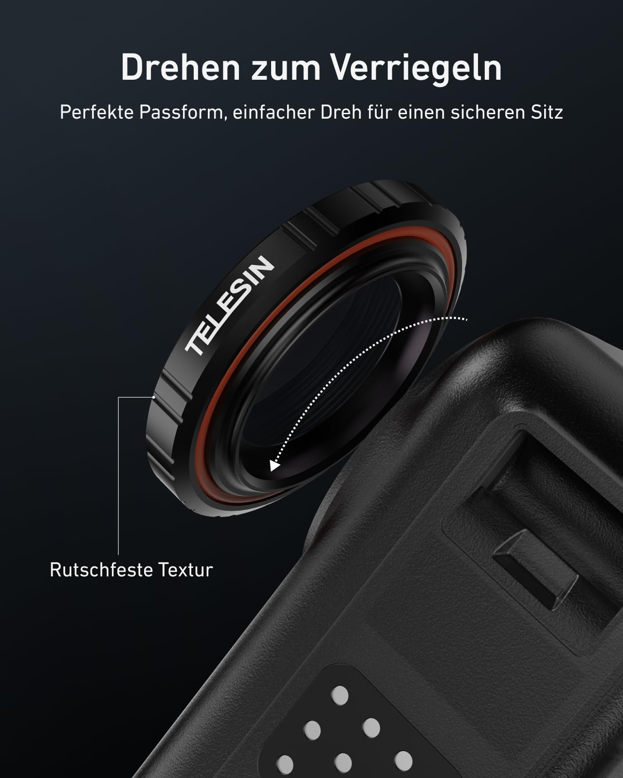 TELESIN CPL ND Filter Set für DJI Osmo Nano, CPL ND8 ND16 ND32 Filter + Schutzglas Display-Schutzfolie, Neutraldichtefilter & Polfilter, HD Optikglas, Action Camera Zubehör für Vlog & Reisen