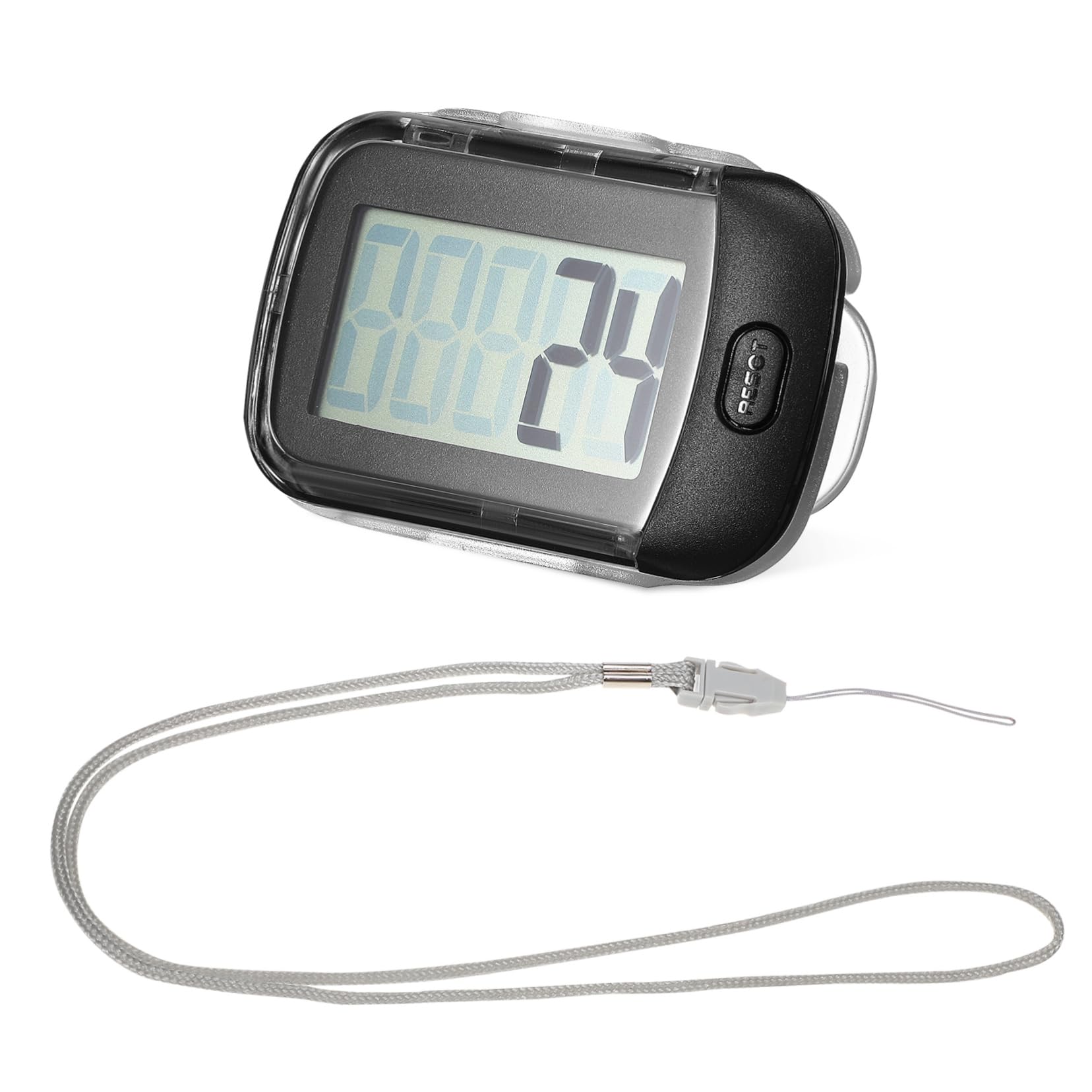 3 Pièces Podomètre Clip pour Seniors Compteur Activité Portable à Lanière pour Fitness