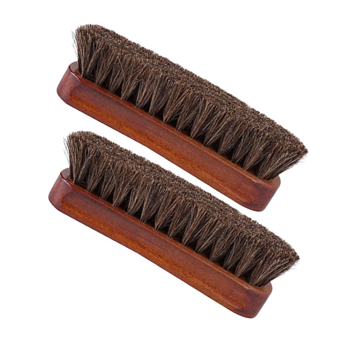 Beaupretty 5 Series Cepillo De Madera para Pelo De Caballo Limpiador De Zapatos Cepillo para Pulir Zapatos para con Mango para Botas para 2 Piezas x 5