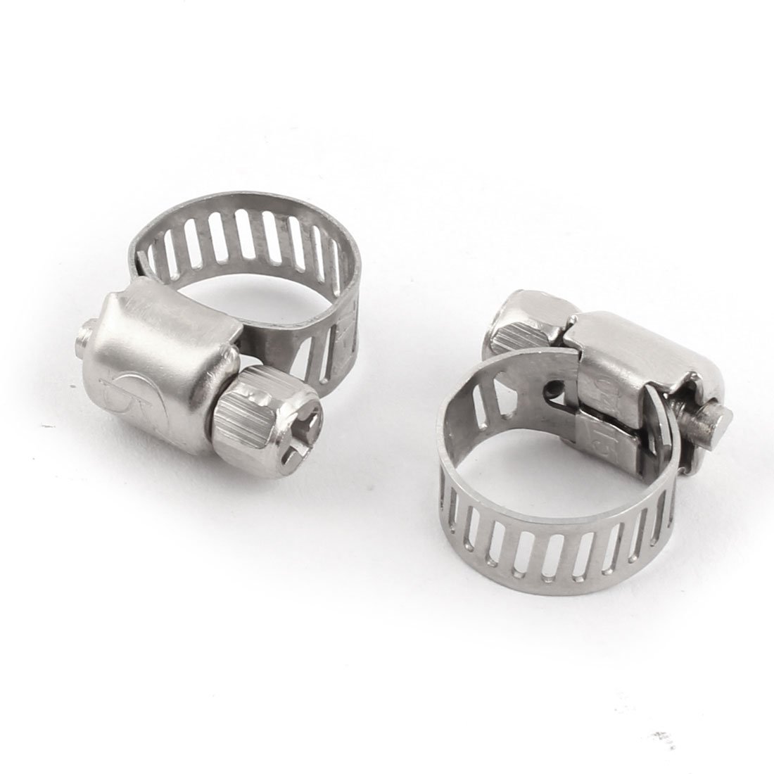 Aexit 6 mm-12mm Clamps Adjustable Cable Tight Coolant Hose Pipe Fitting Worm Gear Strap Clamps Clamp 5pcs