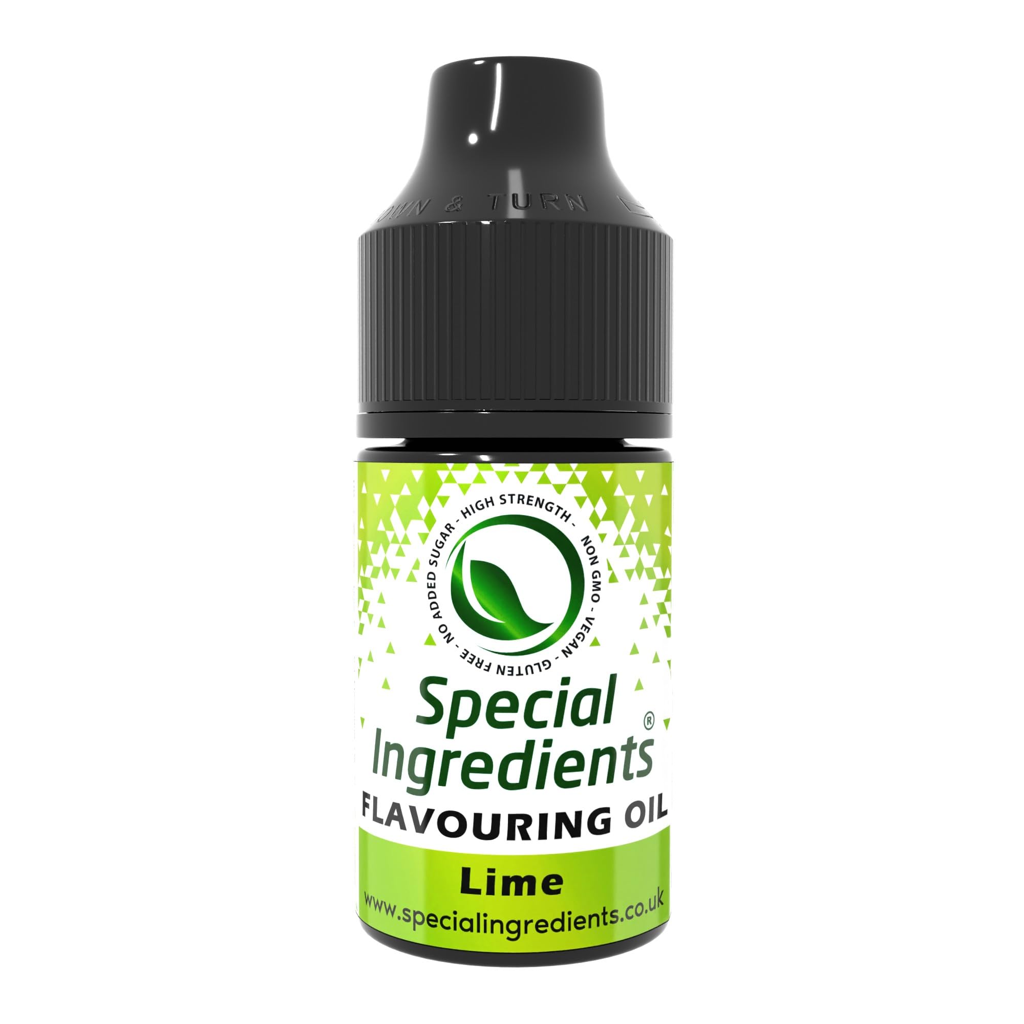 Special Ingredients Flavouring Oil, Lime, 500 ml | Limette-Geschmackstropfen, Lebensmittelaroma, Vegane Geschmackstropfen, Für Backen, Speisen und Getränke, Zuckerfrei