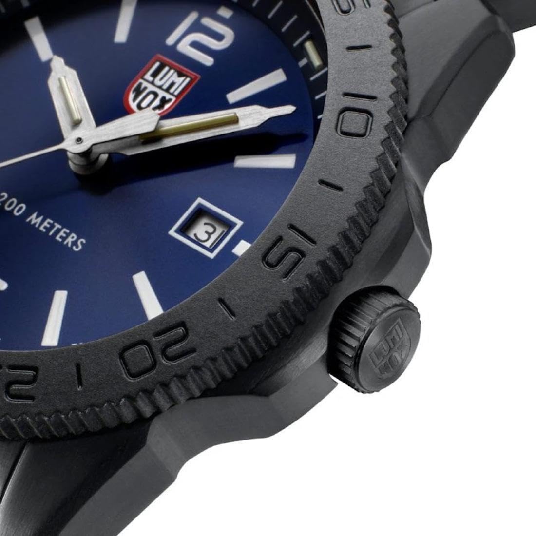 Luminox Reloj de Buceo para Hombre Cuarzo Pacific Diver Negro/Azul XS.3123.B