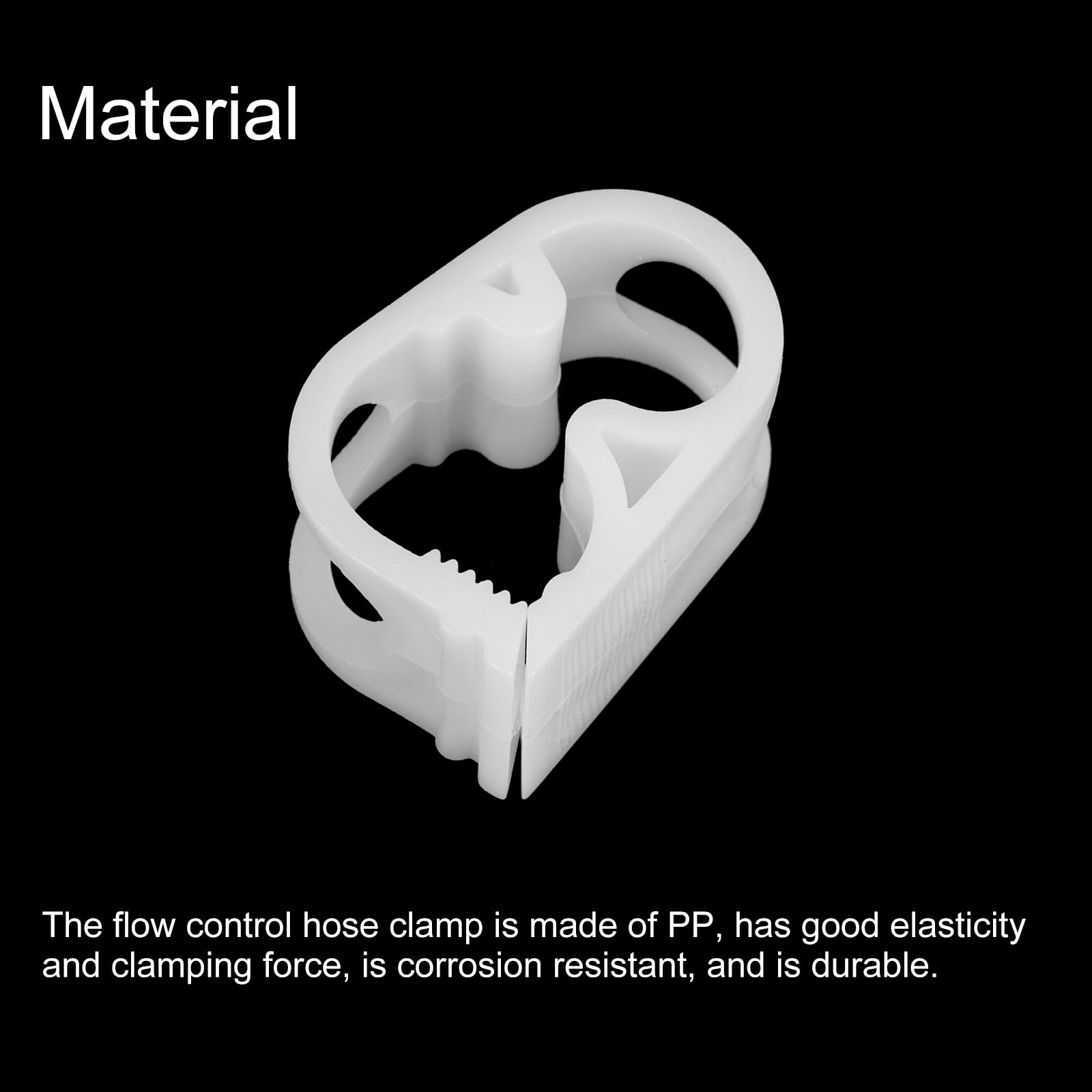 sourcing map Pince De Serrage Pour Tuyau En Plastique 5 Pcs Diamètre Extérieur Du Tube Réglable De 1/4" à 1/2" Pince Serrage De Tuyau De Contrôle De Débit De Valve De Pincement Laboratoire