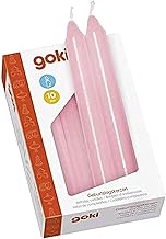 Goki Birthday Candles Pink Set of 10
