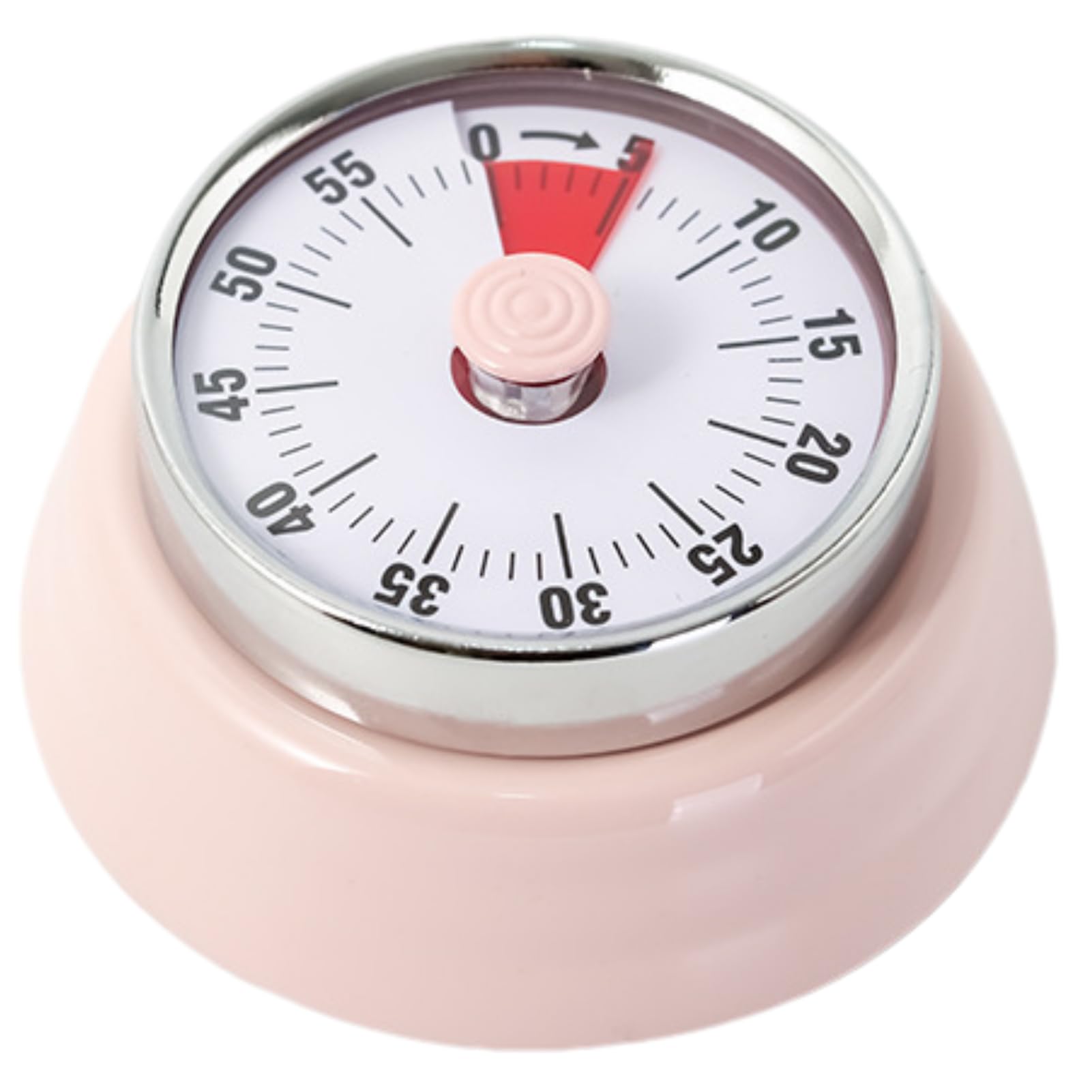 Tissting Kitchen Timer, Magnetic Mechanical Countdown Timer with Visual Display for Cooking 60 Minute Manual Timer