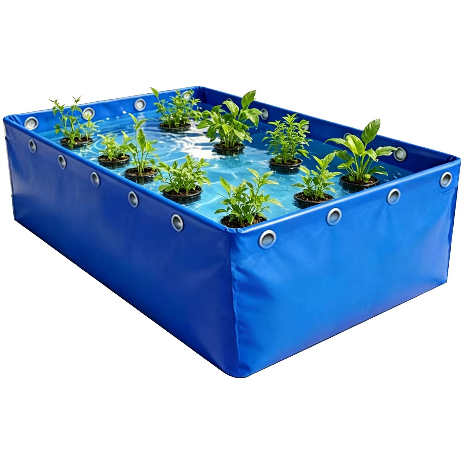 Grand réservoir d'eau d'aquaculture en PVC pour Koi et irrigation 6m