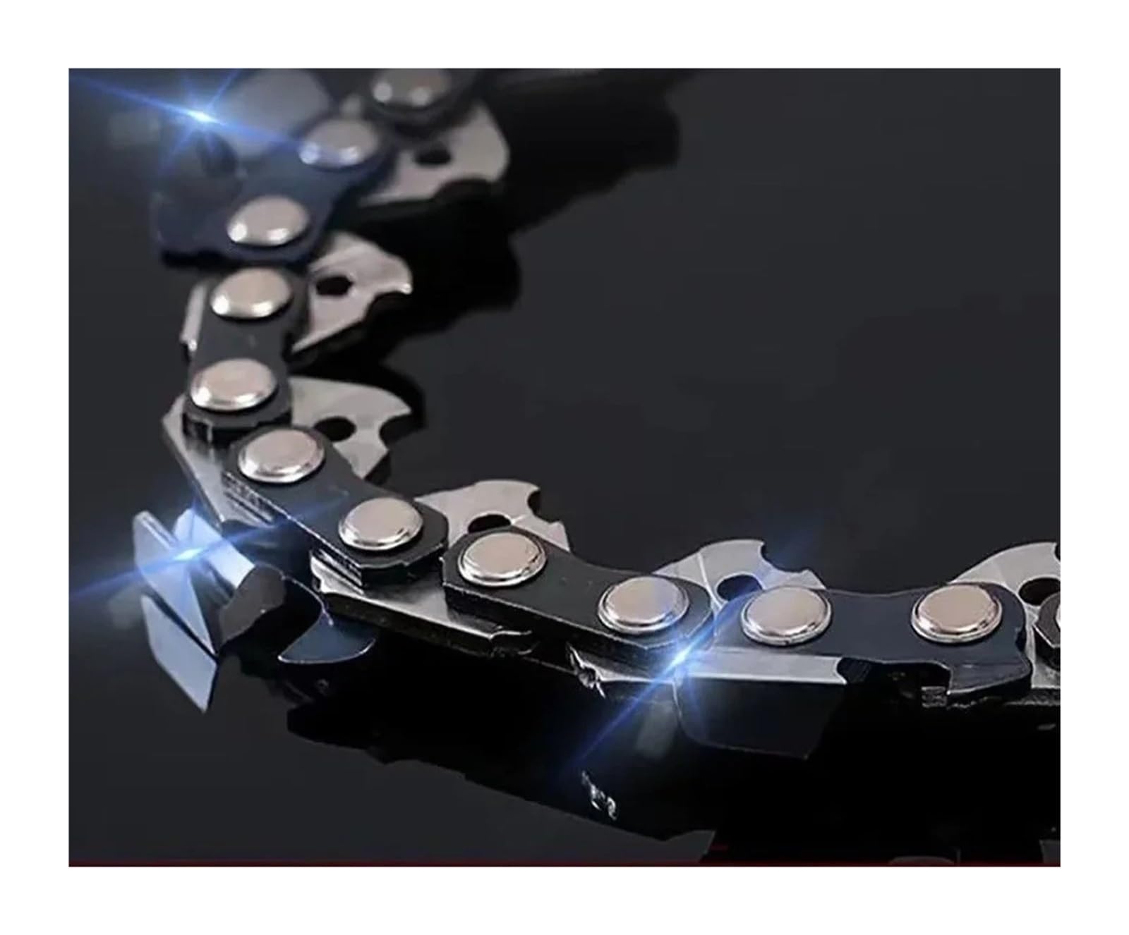 Sierras de 18 pulgadas for cortar madera, herramienta de sierra recargable, sierra eléctrica inalámbrica con cadena de 62 eslabones, paso de 3/8" LP, dientes redondeados(4pcs 18-inch Chain)