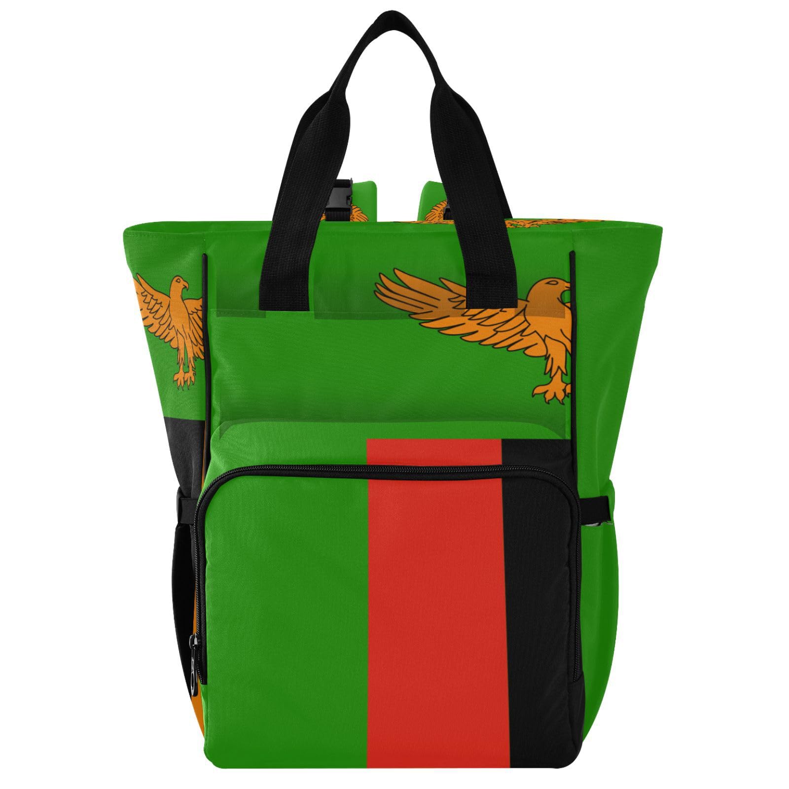 GuoChe Dobby - Mochila para pañales de nailon con múltiples bolsillos
