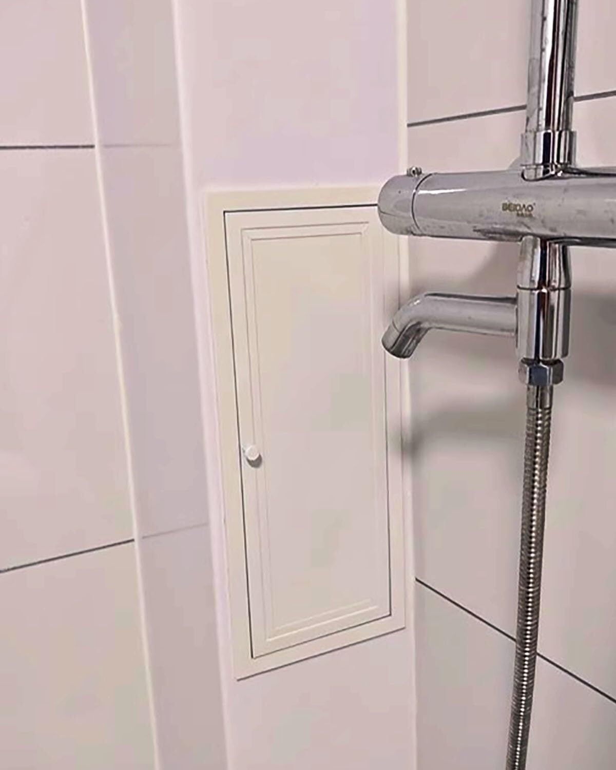 Kanduo One Color Plumbing Access Door Access Panel Shower Valve Access Panel Crawl Spaces Door, Plumbing Wall Access Hatch Service Plate(35X35cm/13.8X13.8in)