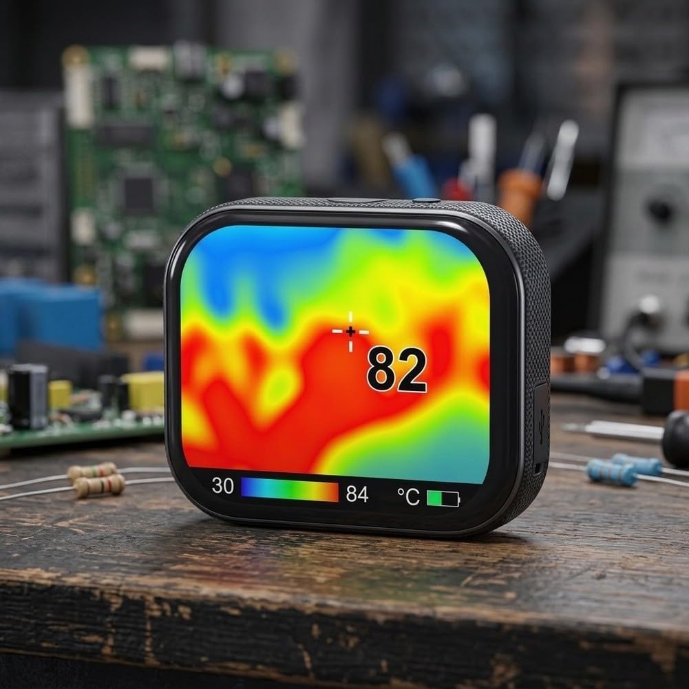 Para mini cámara termográfica con pantalla táctil de -20 a 300 °C RC Motor