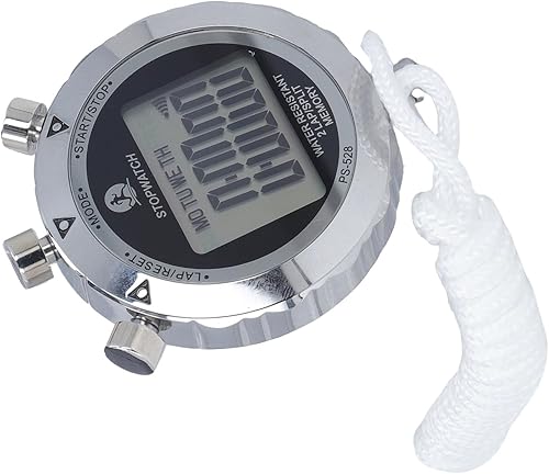 Miniatura 6 de Stopwatch Timer,0.01 Second Timing Handheld Digital Stopwatch with Alarm Calendar for Running Football Fitness