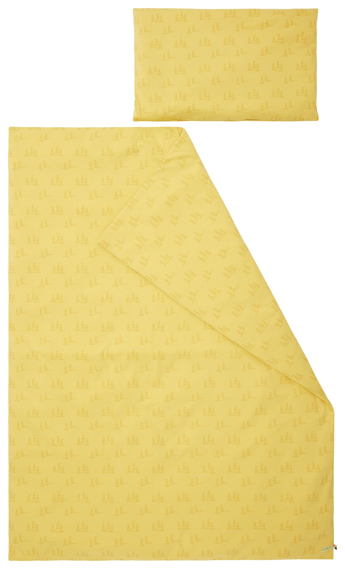 Kinder Jersey Bettwäsche-Set aus Bio Baumwolle 100 x 135cm, Kissen 40 x 60cm, GOTS zertifiziert