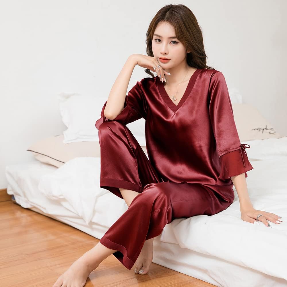 シルク100％パジャマ 楽天市場】パジャマ レディース シルク サテン 絹 絹100 シルク100