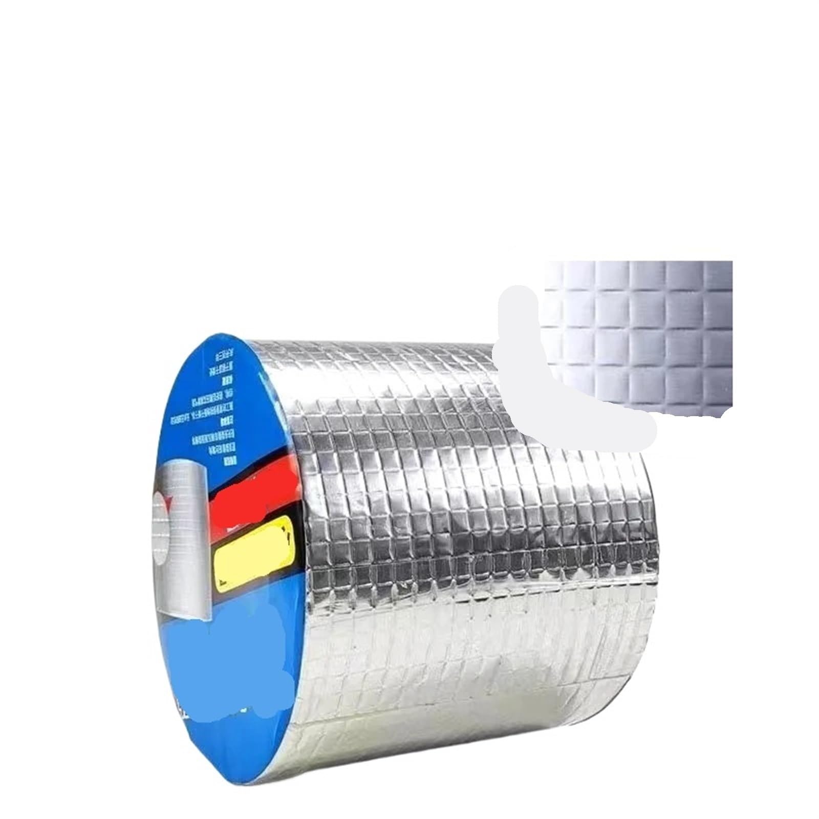 Cinta Butilo Impermeable Cinta adhesiva de reparación a prueba agua, cinta butilo papel aluminio a fugas for techo cocina, tuberías alta viscosidad y temperatura | 5Mx10cm