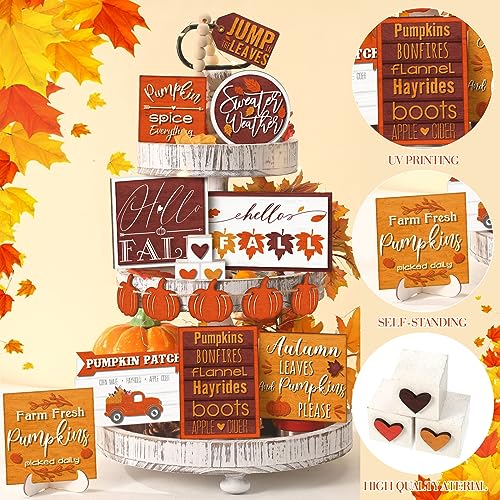 Blocs à épices décoratifs et citrouilles pour centre de table