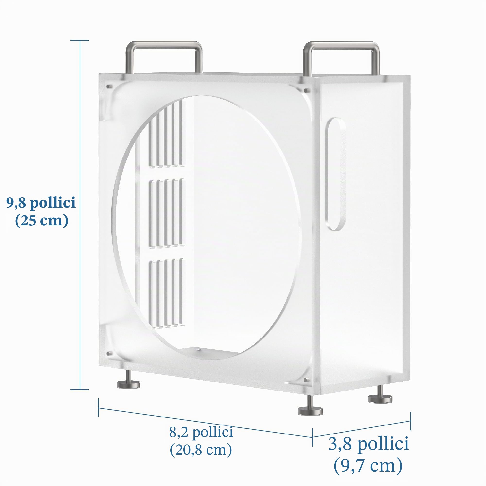 Geekria Supporto per telaio compatibile con Apple Mac Studio M1/M2/M4 Max, M1/M2/M3 Ultra. Supporto in acrilico, accessori da scrivania, dissipazione del calore ottimizzata