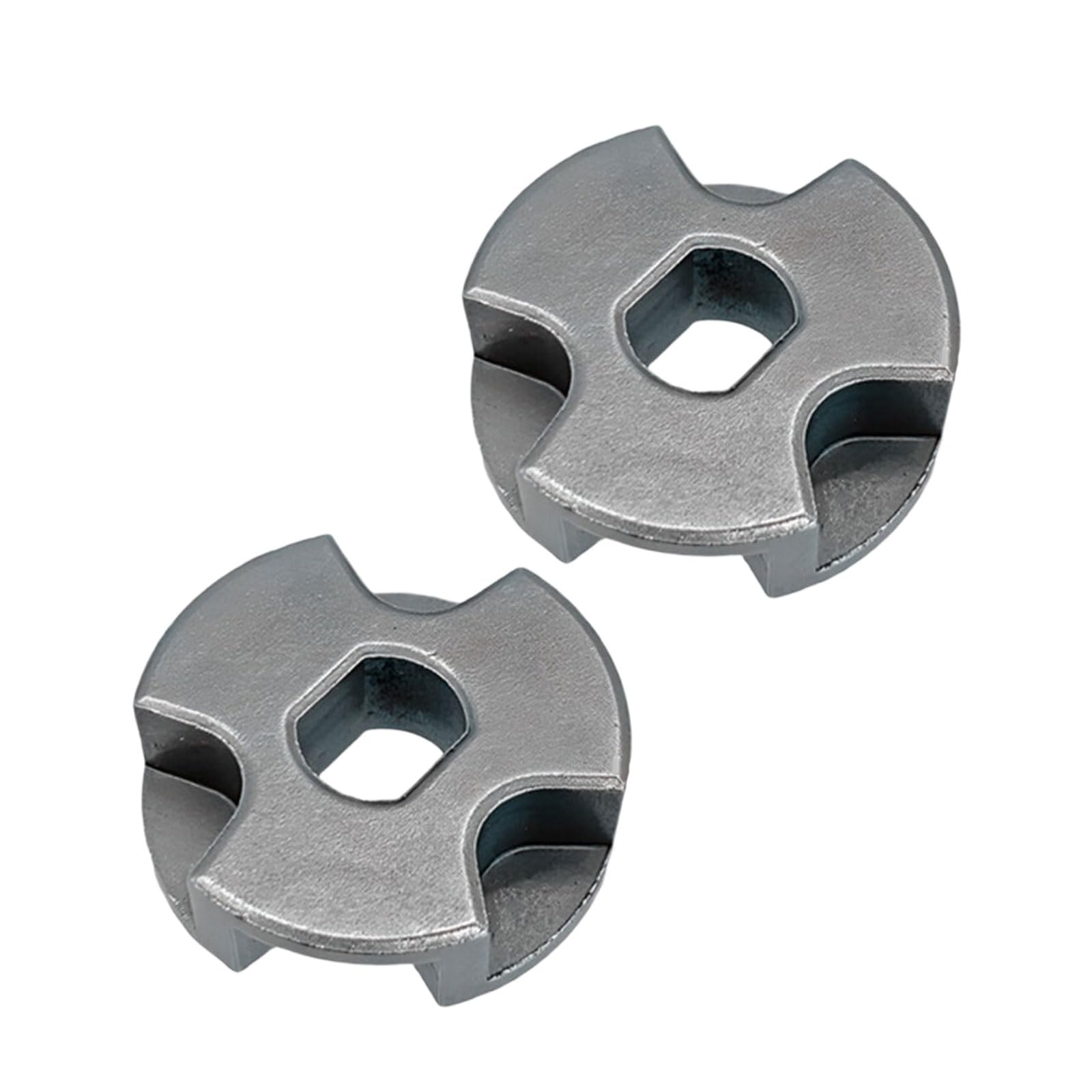 Newft 2Pcs Heavy Duty Stainless Steel Chainsaw Sprocket Suitable For Power Tool Use With 10Mm & 12Mm Holes Replacement Parts Chainsaw Gear