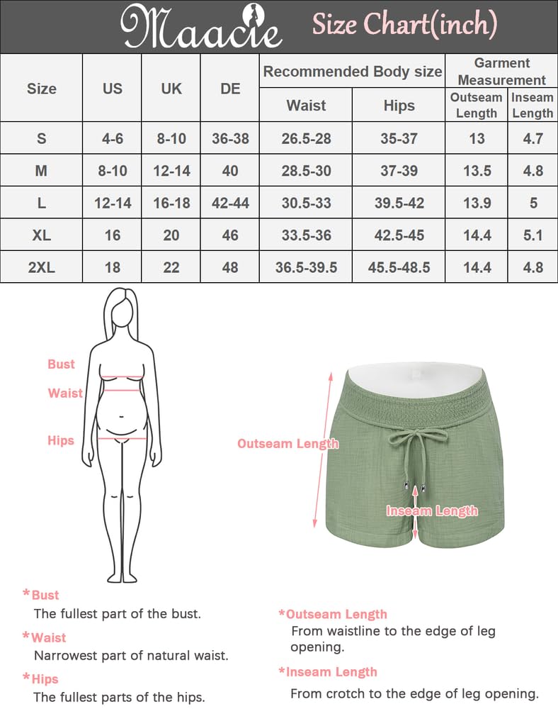 Maacie Pantaloncini sportivi da allenamento sulla pancia, con bottoni e 4 tasche vere, Rosso mattone-387, XL
