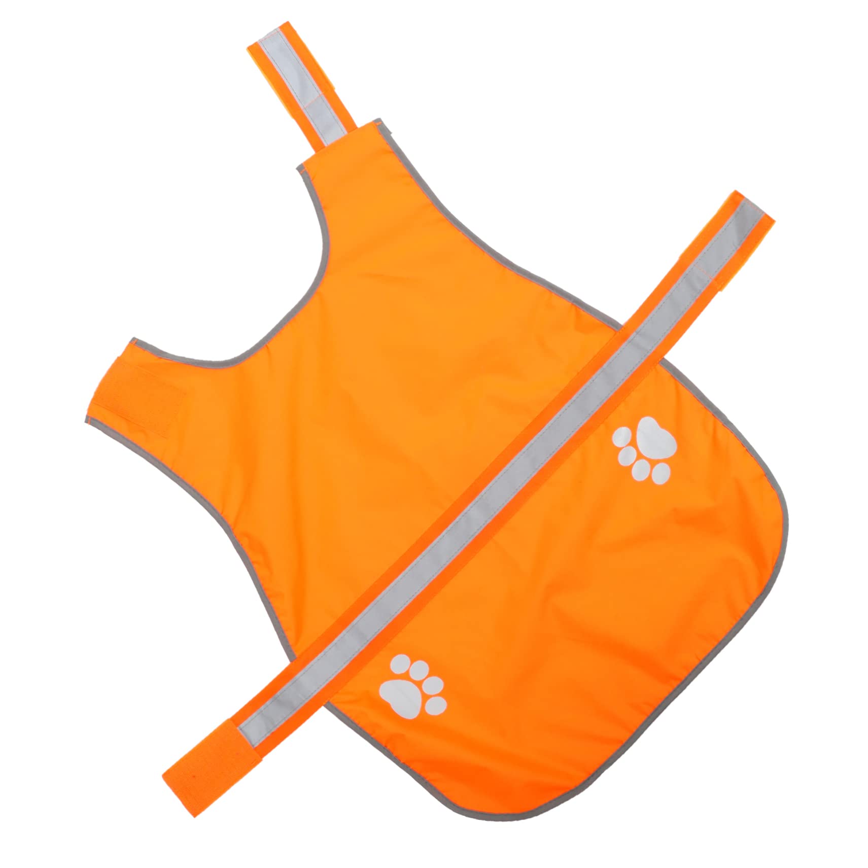 POPETPOP 5stücke Reflektierende Hundeweste Für Hohe Sichtbarkeit Verstellbar Für Outdoor-aktivitäten Für Kleine Und Mittelgroße Hunde Orangefarben
