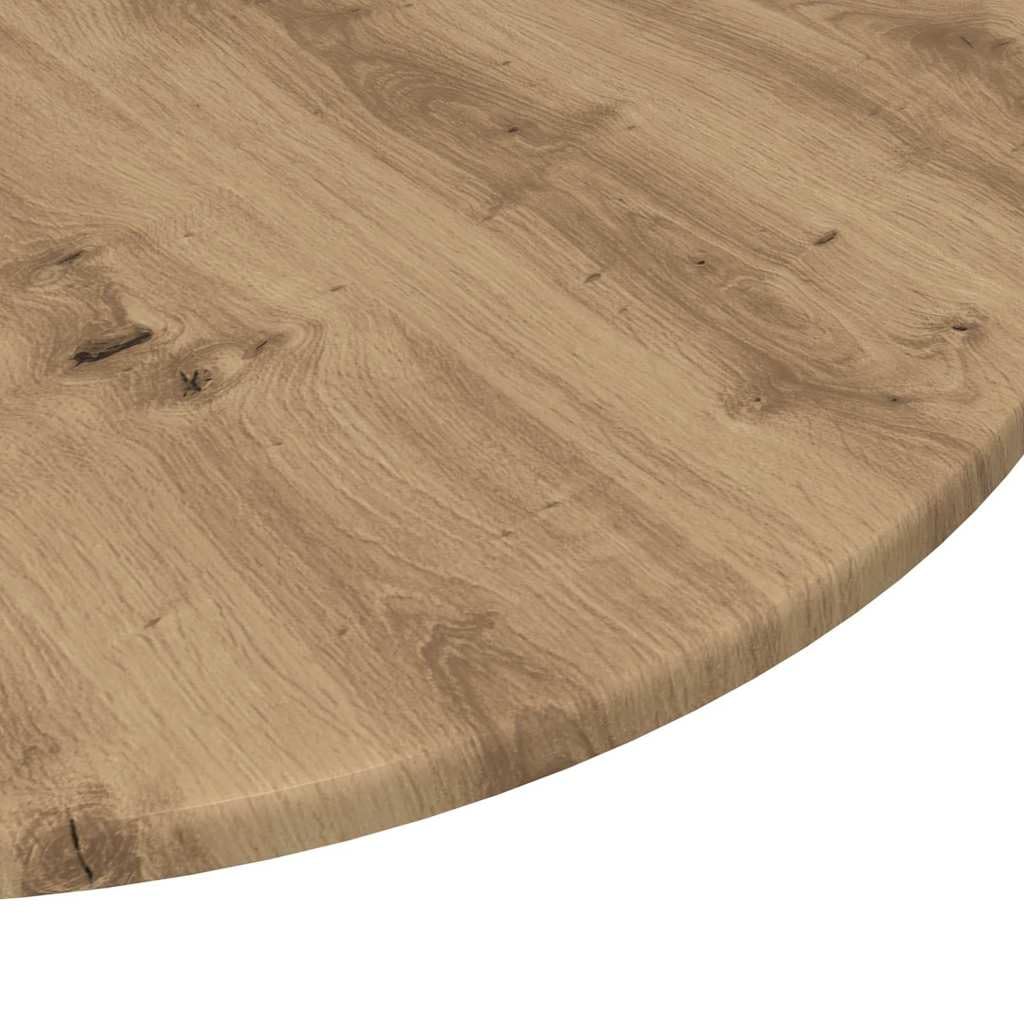 vidaXL Blat stołu Ø 80 x 1,5 cm Okrągły Materiał drewnopochodny, Okrągły, nowoczesny blat, trwały do wnętrz, minimalistyczny design z drewna, powierzchnie na meble