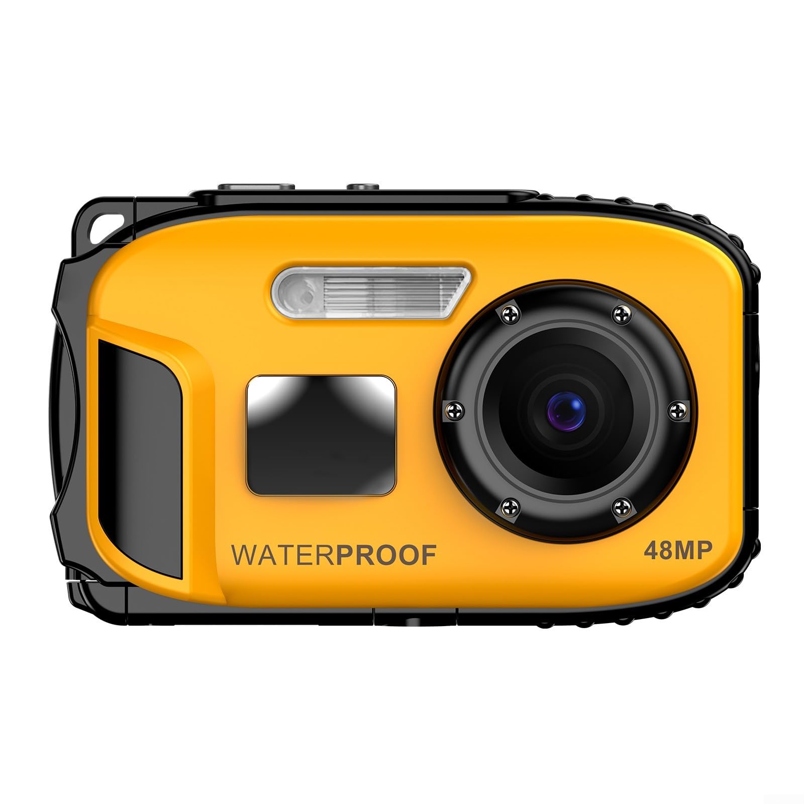Cámara digital impermeable de los niños, 48MP flotando con la tarjeta 32G