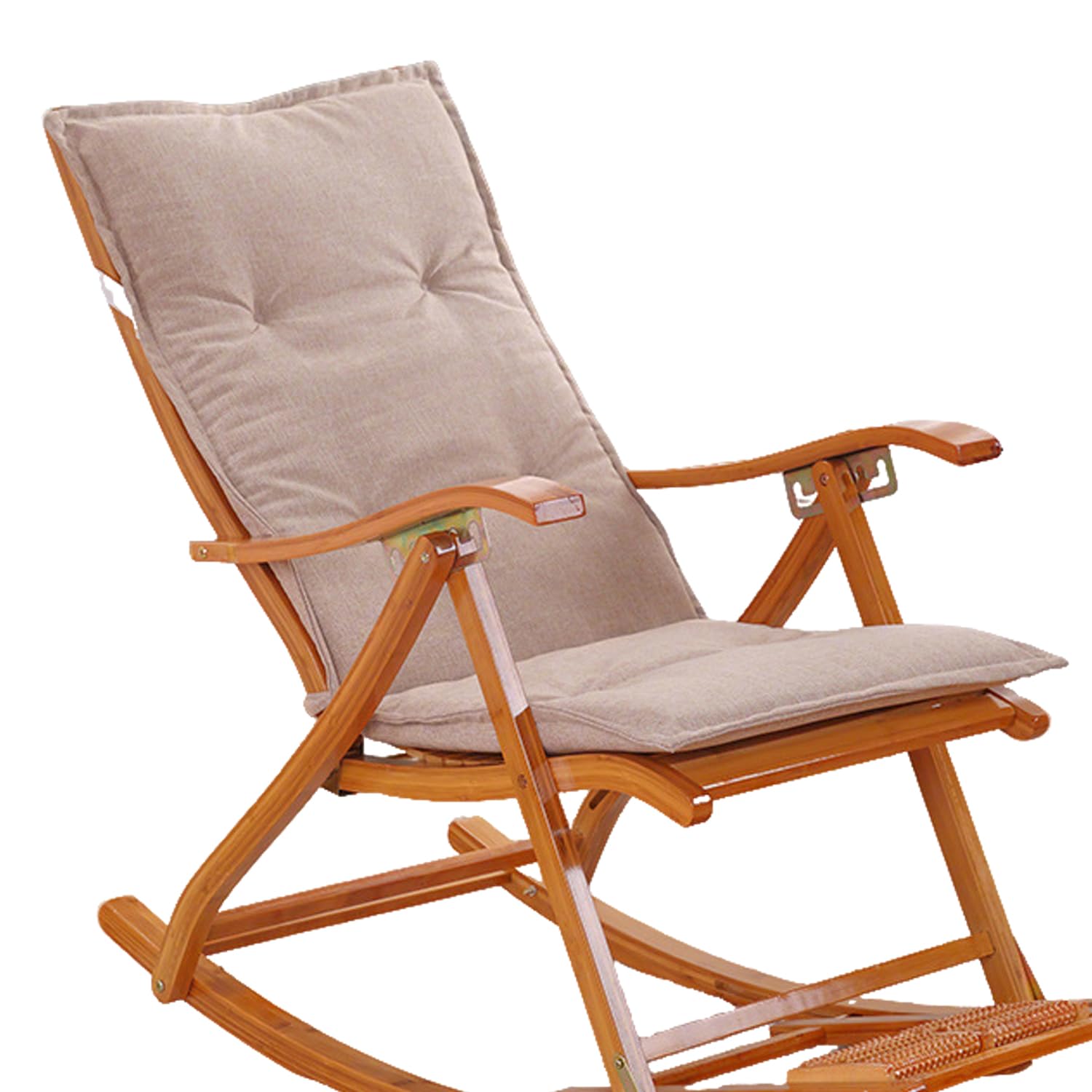 Coussin de chaise à bascule épais 120 x 48 cm antidérapant avec mousse confort intérieur